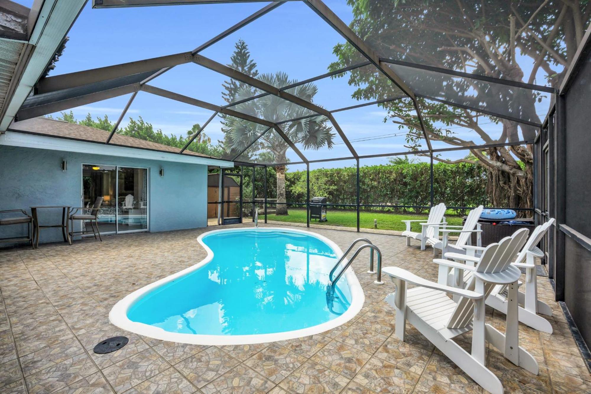 Salt Water Heated Pool Home With A Tiki Bar, A Garage Game Room And 4 Bikes North North Naples Exterior foto